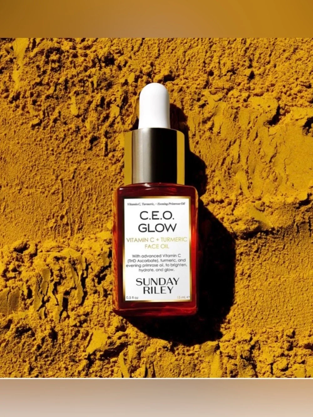 Sunday Riley C.E.O. Glow Face Oil — Gold & Amber